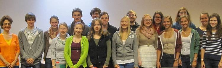 Nicolette Rosanowski mit dem Schüler-Team