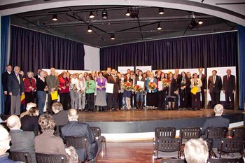Foto der nominierten Kandidaten für den EhrenamtPreis 2010